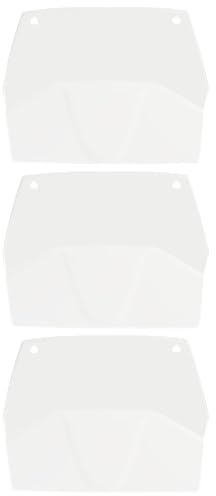 Exacompta - Réf. 61123D - Carton de 3 trieurs muraux horizontaux CRYSTAL, 3 casiers, présentoirs muraux A4, porte-documents, corbeilles murales - Dimensions : P 7,2 x l 38,2 x H 28,9cm - Cristal