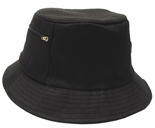 MFH Herren Anglerhut Schwarz