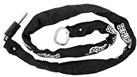 Security Plus Einsteckkette-03521598 Einsteckkette Schwarz 140 cm