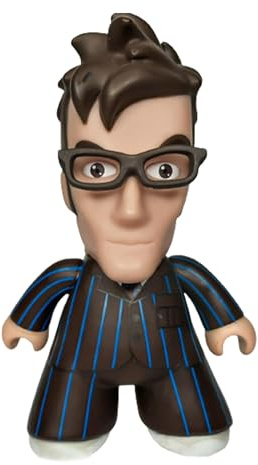 Titans Doctor Who 4.5 Vinyl Figure: 10th Doctor with Brown Pinstripe Suit