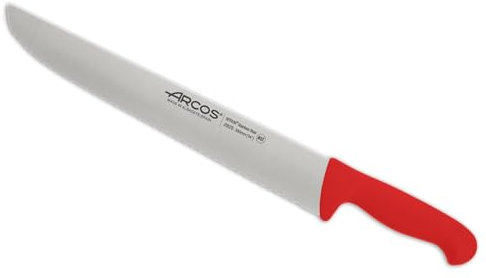 Arcos Serie 2900 - Fischhändler Messer - Klinge Nitrum Edelstahl 350 mm - HandGriff Polypropylen Farbe Rot