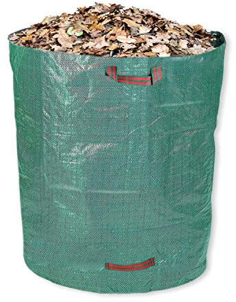 Schramm® Gartensack 500 Liter Grün Robustes Polypropylen Gewebe PP Gartensäcke