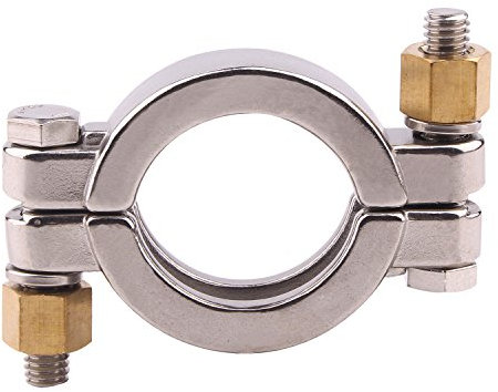 DERNORD Sanitary Clamp High Pressure Bolted Tri Clamp Clover Stainless Steel 304 (Tri-clamp: 3 Inch)