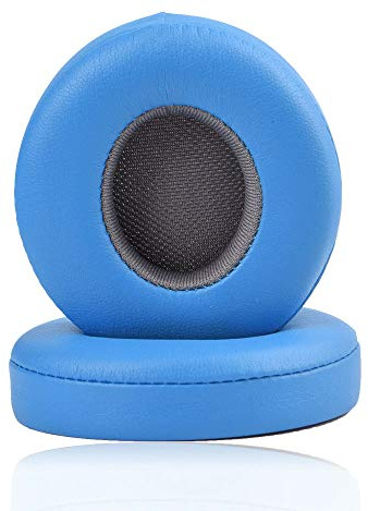Replacement Earpads Cushion Cover for Beats Solo 2 / Solo 3 Wireless Headphones Solo3 (Electro Blue)