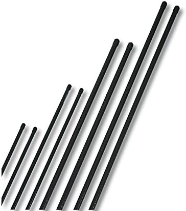 Windhager Stahl-Pflanzstab SET, Stahl-Rankstab, Pflanzenstütze, Rankhilfe, Pflanzstäbe, Tomatenstäbe, Grün, 5 Stück, 150 cm