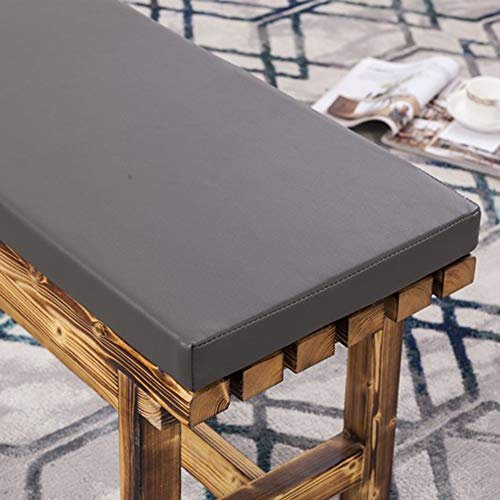Kunstleder-Möbelpolster für den Garten, wasserdicht, für Terrasse, Bank, bequemes Metall/Holz, 5 cm dicke Matte für Terrasse, Esszimmer
