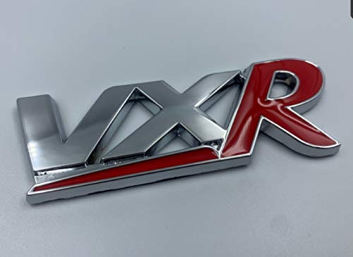 C&A 3D Red & Chrome insertion VXR sticker logo car badge boot Chrome effect