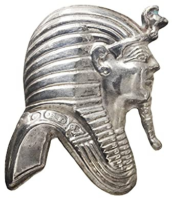 Spilla per busto di Tutankamón la lanterna giovane dell'Antico Egitto 4 cm