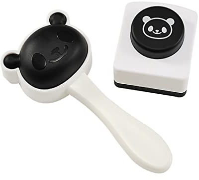 DIY Sushi Tool Seaweed Nori Punch Embossing Device Cutter Cute Panda Rice Ball Onigiri Mould Bento Accessories, Random Color, 1 PC