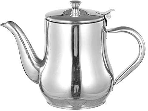 Aceitera de Acero Inoxidable 304, Dispensador de Aceite de Oliva con Colador, Contenedor de Grasa de Tocino con Boquilla, Aceitera de Metal Reutilizable, Aceite para Freír en la Cocina, Grasa(180g)