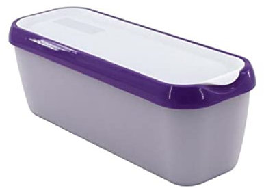DSXH Bac Stockage Crème Glacée Rectangulaire Réutilisable Moule Récipient Boîte Crème Glacée Avec Couvercle Cuisine Réfrigérateur Stockage Maison Congélateur Conteneurs Pour Le Des (Violet)