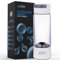 ALTHY Botella de agua Hidrogenada, Generador de agua de Hidrógeno, Ionizador de Tecnología SPE PEM con adaptador de Inhalador, Botella de Vidrio Portátil, Para Deporte,Oficina,Viajes y Bebida Diaria