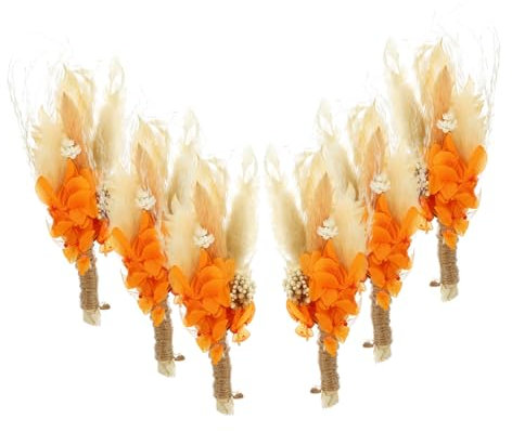 Warmhm 5stücke Mini Trockenblumen Bouquet Natürliche Getrocknete Blumen Für Hochzeitsdekoration Vasen Und Heimdekoration Langlebig Und Pflegeleicht