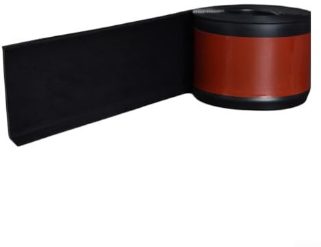 PETSTIBLE Plinthe en PVC souple, plinthe en plastique imperméable, substrat moulé, pièces décoratives (noir)