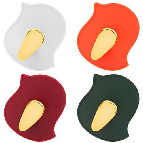 PRETYZOOM 4pièces Crochets Muraux Adhésifs Oiseaux Support Autocollant Sans Perçage Pour Clés Vêtements Salle De Bain Et Cuisine Conception Pratique Et Décorative