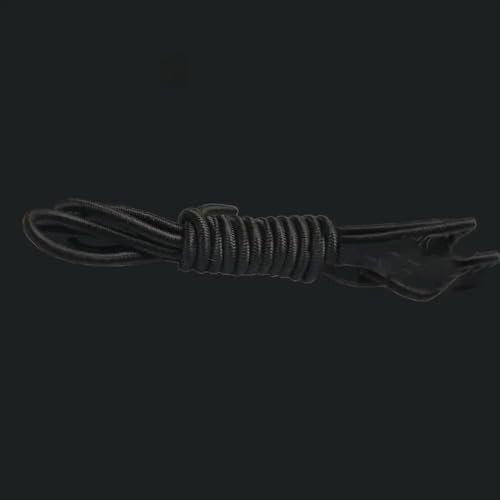 Cuerda elástica fina de 10 metros, banda de goma, cordón elástico, hilo de cuerda, cordón para prendas, bricolaje, joyería, suministros para manualidades, 1 mm, negro, 1 mm, 10 me