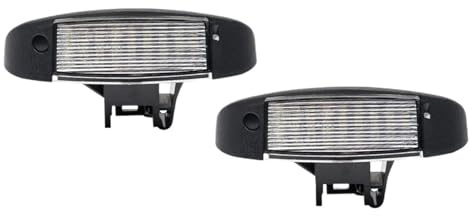 Éclairage Plaque Immatriculation Auto Pour Fiat Pour Ducato II 1994-2006 2 Pièces LED Éclairage Plaque Immatriculation Numéro Lampe 1303499808 1303499070 9645268380 6340A8 6340C8 Auto Feu plaque immat