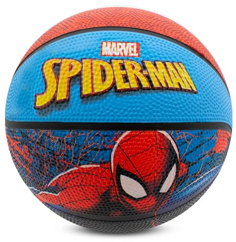 Hy-Pro Offiziell lizenzierter Avengers Basketball Größe 5 - Indoor & Outdoor Basketbälle mit Marvel-Design und Avengers-Grafik - Kleiner Basketball - Anti-Rutsch-Material