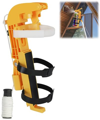Zecnaud Sprühdosen Adapter Mit Teleskopstange Verlängerungsstangenhalter Für Fensterreinigung Baumpflege Insektenbekämpfung Universal Kompatibel Mit Aerosoldosen (A)