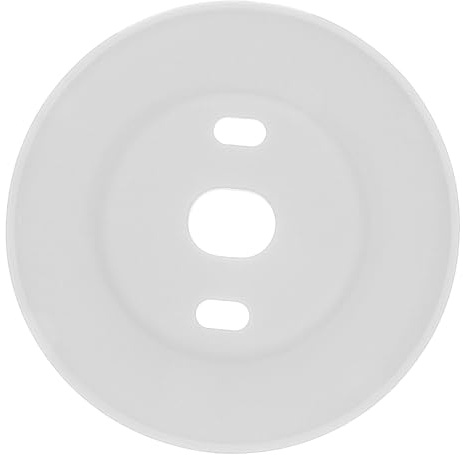 Toddmomy Wall Plate for Thermostat, Sturdy Silicone Protective Cover in White, Compatible with Nest Smart Thermostat, for Indoor Mounting