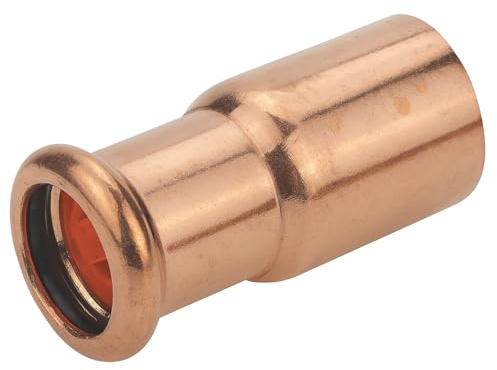 Westco - Reductor de presión 54 x 42 mm - Conector de prensa de cobre para reducción de tamaño de tubería