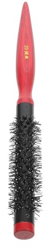 MAGICLULU Spazzola per Capelli da Donna in Legno Naturale Setole in Nylon e Tubo in Alluminio per Styling Capelli Mossi e Cura Quotidiana