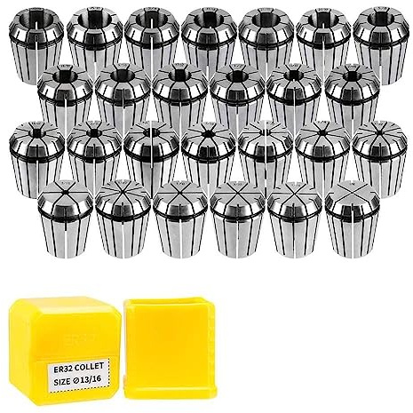 Collet Chuck Tool Holder 1 PCS ER11 ER16 ER20 ER25 ER32 ER Precision Spring Collet Chuck 0.008mm for CNC milling Tool Holder Engraving Machine Spindle Motor(ER16-10)