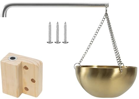 Cuenco de sauna de acero inoxidable redondo de 12 cm con capacidad para aceites esenciales, cristales de sal, juego de esencia de sauna