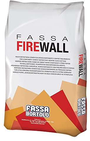 5PZ MALTA CEMENTIZIA REFRATTARIA 'FASSA FIREWALL' Kg. 5 NextradeItalia Mod.FERX.LNXDTDNNLM