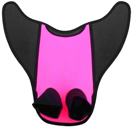 Integrierte Meerjungfrauenflosse Bequeme weiche verstellbare Schwimmflosse Geeignet zum Schwimmen Tauchen für Wassersport (Rosa)