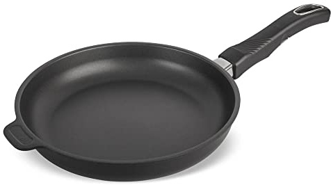 Original Gundel GUSS-BRATPFANNE flach, Ø 24 cm, Höhe 4,5 cm, BIOTAN-Oberfläche, PFOA-frei, Akku-Therm Boden - Flachpfanne