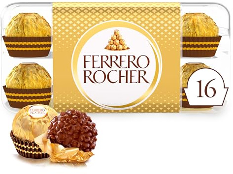 Ferrero Rocher Pralinen 200 g | Knusprig-cremige Nuss-Pralinen-Spezialität