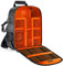 Neewer® flexible partition camera padded backpack, bag shock insert protection, for SLR DSLR mirrorless cameras and lenses, flash light, radio releases and other accessories, orange interior