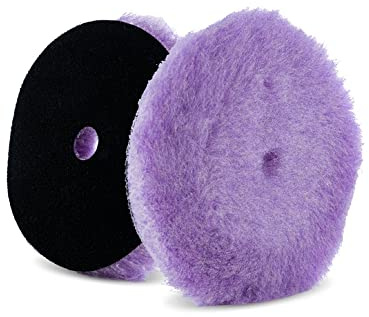 Purple Foamed Wool 6.25 (1-Pack) Combination Wool and Foam pad. Perfect for Compounding or Polishing. Fits 6 Backing Plate.