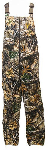 HOT SHOT Men’s Insulated Realtree Camo Bib, Adjustable Height, Leg Zippers, Designed for All Day Comfort, Extra Large