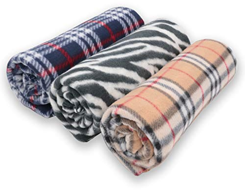 MERCURY TEXTIL –Mantas Suave de Felpa- Pack de 3 Dibujo
