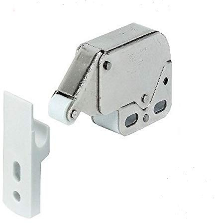 Mini Latch Push to Open möbler snäppare fjädernäppare skåp tryckstängning dörrklämma för skåpdörrar skåp 2/4 stycken
