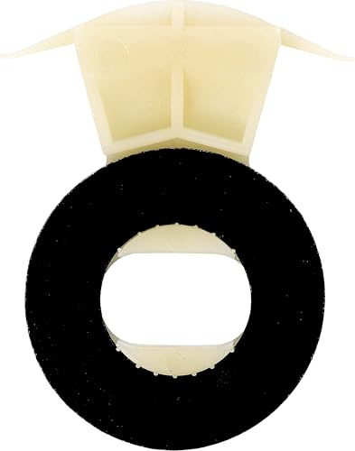 Restagraf - Agrafe Adhésive de Fixation Carrosserie - Spécial Vitre Coulissante de Porte - Compatible avec Citroën, Peugeot, Renault - Réf. 10837 - Sachet de 4