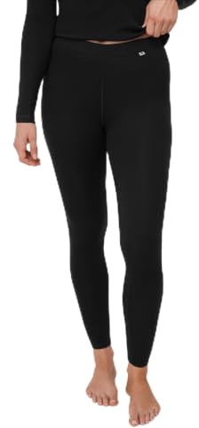 DANISH ENDURANCE Merino Thermo Leggings Damen, Mittelschwer 180 g/m² | Merino Thermoleggings, Warm, Atmungsaktiv & Geruchshemmend, für Wandern & Skifahren, Thermounterwäsche Damen