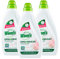 Winni's Naturel Lana e Delicati Detersivo Liquido Concentrato per Bucato a Mano e Lavatrice Fragranza Fiori Rosa Per Capi Preziosi e Baby Materie Prime di Origine Vegetali - 3 Flaconi da 750ml