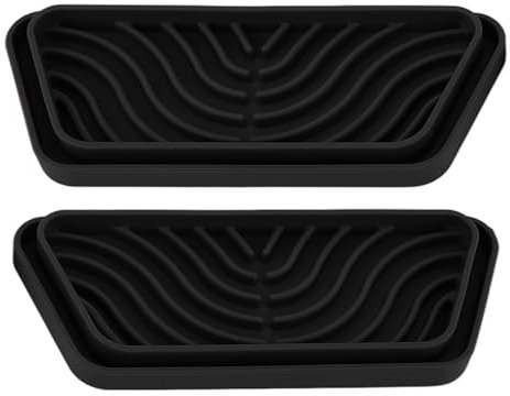 TOPINCN Vassoio Raccogligocce e Raccoglitore di Acqua Antispruzzo per Frigorifero, 2 Pezzi, per Macchine da caffè più Fredde, per Parti di Ricambio Originali Ge, Comodo Design