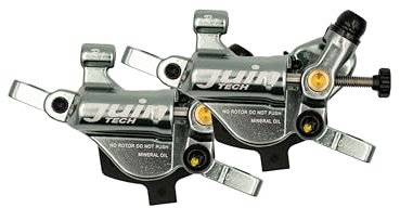 Juin R1 Hybrid Hydraulic Disc Brake Caliper, Mechanical/Hydraulic Disc Brake Kit, Titan
