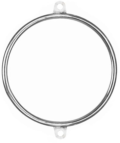 Prior Fitness Mini Lyra Hoop Set, 17 Zoll Klein Aerial Hoop Kit Zirkus Aerial Equipment Edelstahl Aerial Yoga für Home Fitness