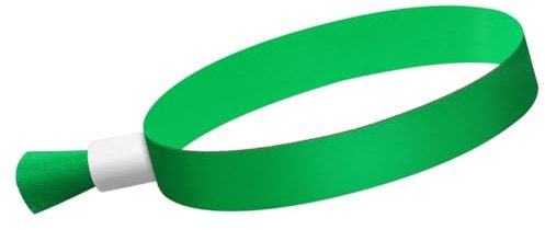 arlote 100 Stück Stoff-Event-Armbänder für Veranstaltungen, für Leichtes Konzert-Handgelenkband (Grün)