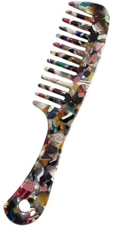 KGDUYC Grand Peigne À Dents Larges pour Femmes - Démêlant Antistatique pour Cheveux Bouclés, Longs et Mouillés - Soins Capillaires Professionnels