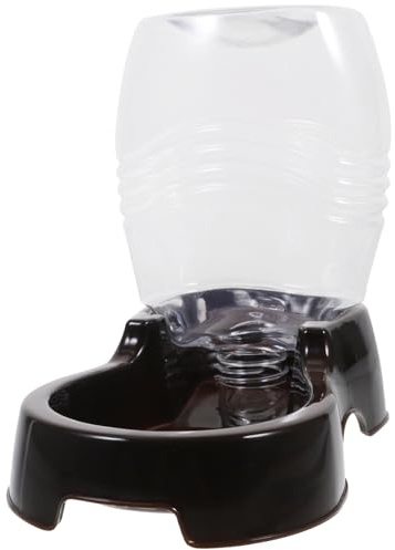 Toddmomy Distributeur Eau pour Animaux De Compagnie Chat Et Chien Fontaine Automatique avec Bouteille Transparente