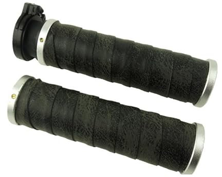 Griffe Lenker 22MM Universal CNC Motorrad Lenkergriffe PU Leder Lenkergriff Für Fahrrad