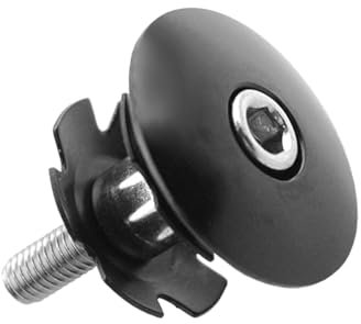 cyclingcolors Tappo Serie Sterzo per Bicicletta 1 22,2mm Dado Stellato Star nut Forcelle MTB strada città vtc di montaggio Nero