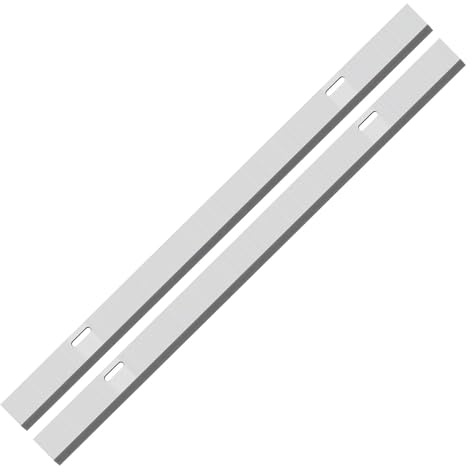 Hookurity Lames de Rabot DW733 Couteaux de dégauchisseuse HSS 320x19x3mm for Machine à raboter Le Bois DW733 TYPE2 Lot de 2 pièces