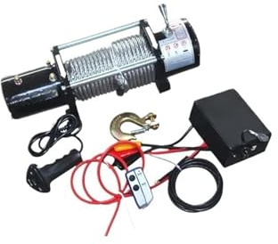 12V 24V 4309kg 3.85KW 6m/min Verricello elettrico montato su auto Verricello elettronico for auto compatibile for fuoristrada Verricello freno elettromagnetico(12V)